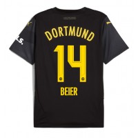 Fotbalové Dres Borussia Dortmund Maximilian Beier #14 Venkovní 2024-25 Krátký Rukáv